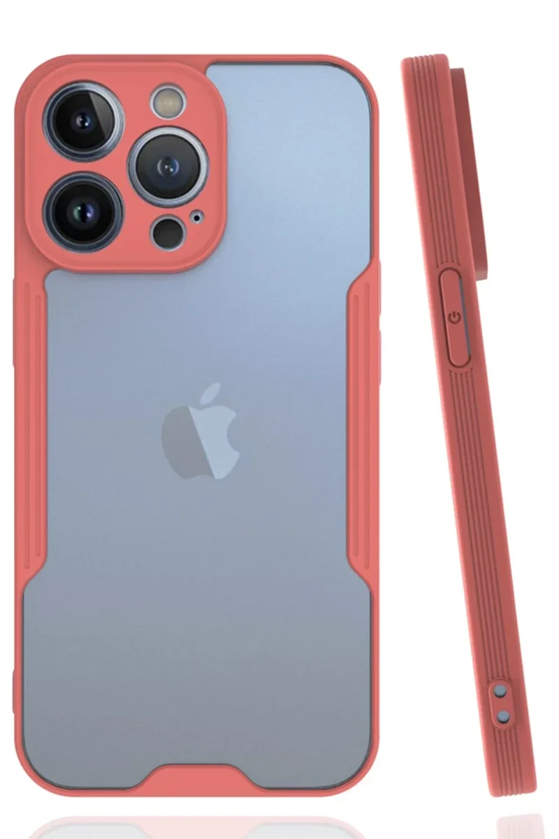 Apple iPhone 14 Pro Kılıf Platin Silikon - Pembe