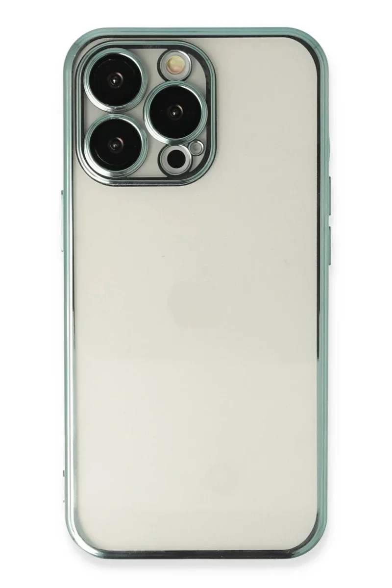 Apple iPhone 14 Pro Kılıf Razer Lensli Silikon - Yeşil Apple iPhone 14 Pro Kılıf Razer Lensli Silikon - Yeşil