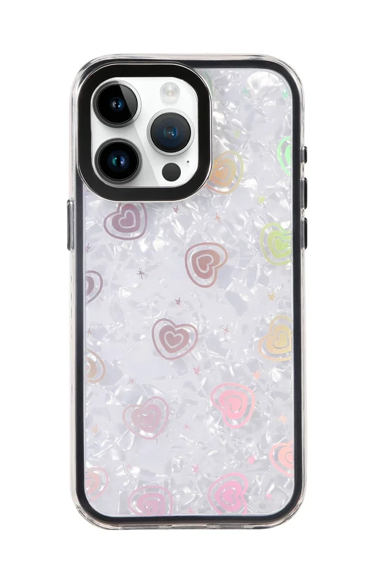 Apple iPhone 14 Pro Max Lumi Desenli Kapak - Siyah