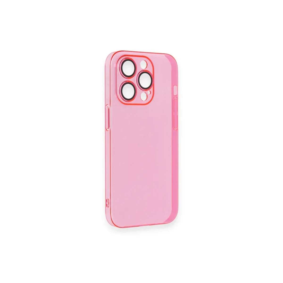 Apple iPhone 14 Pro Kılıf Armada Lensli Kapak - Pembe