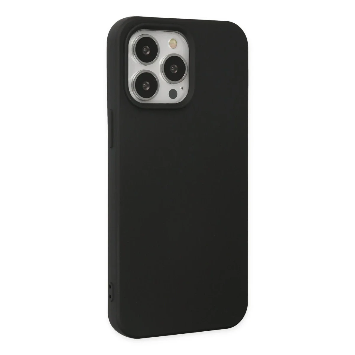 Apple iPhone 14 Pro Max Kılıf Nano içi Kadife Silikon - Siyah Apple iPhone 14 Pro Max Kılıf Nano içi Kadife Silikon - Siyah - Görsel 2
