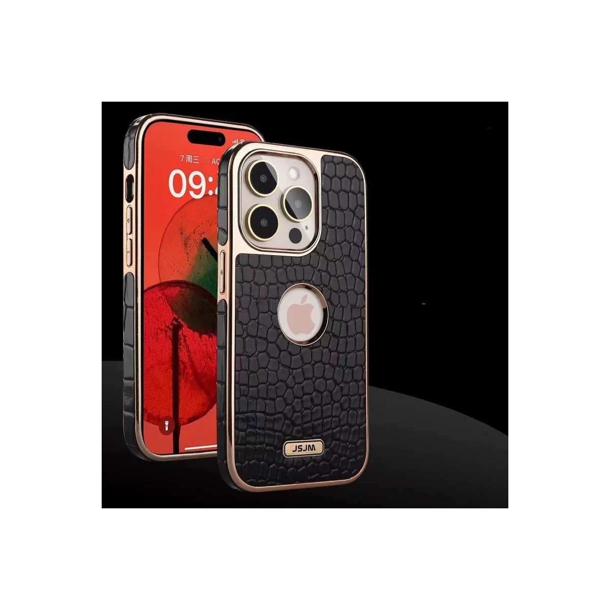 Apple iPhone 14 Pro Max Kılıf Snake Kapak - Siyah