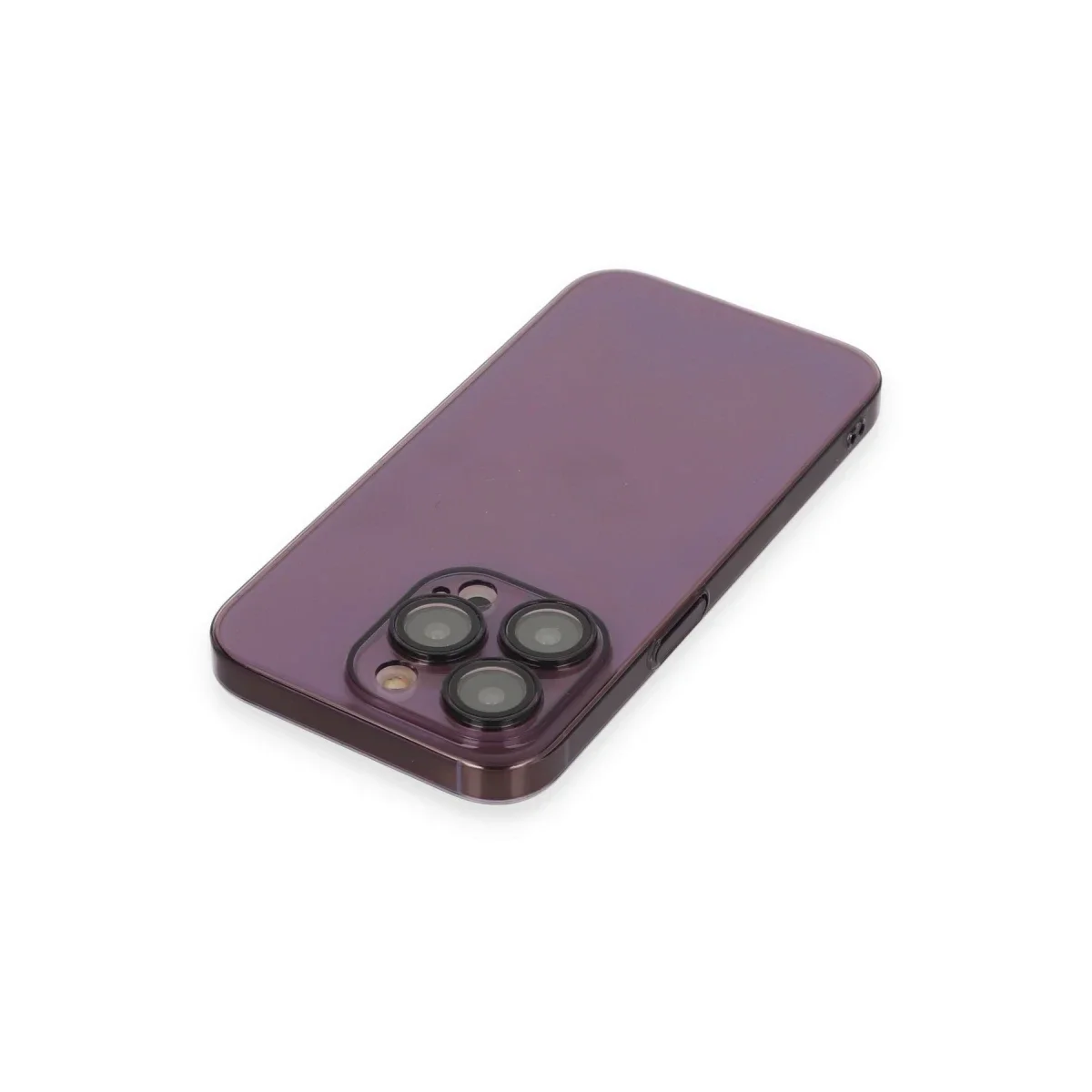 Apple iPhone 14 Pro Kılıf Armada Lensli Kapak - Derin Mor