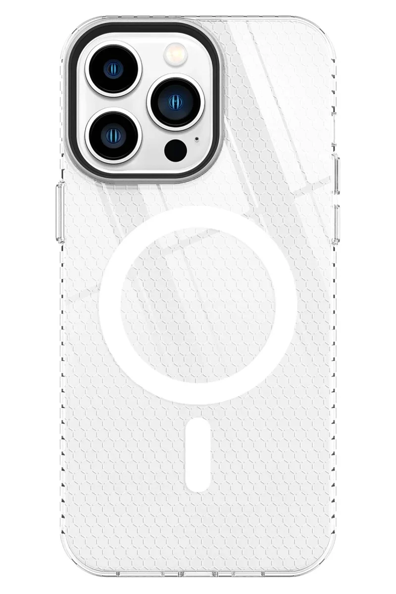 Apple iPhone 14 Pro Kılıf Beta Magneticsafe Silikon - Şeffaf