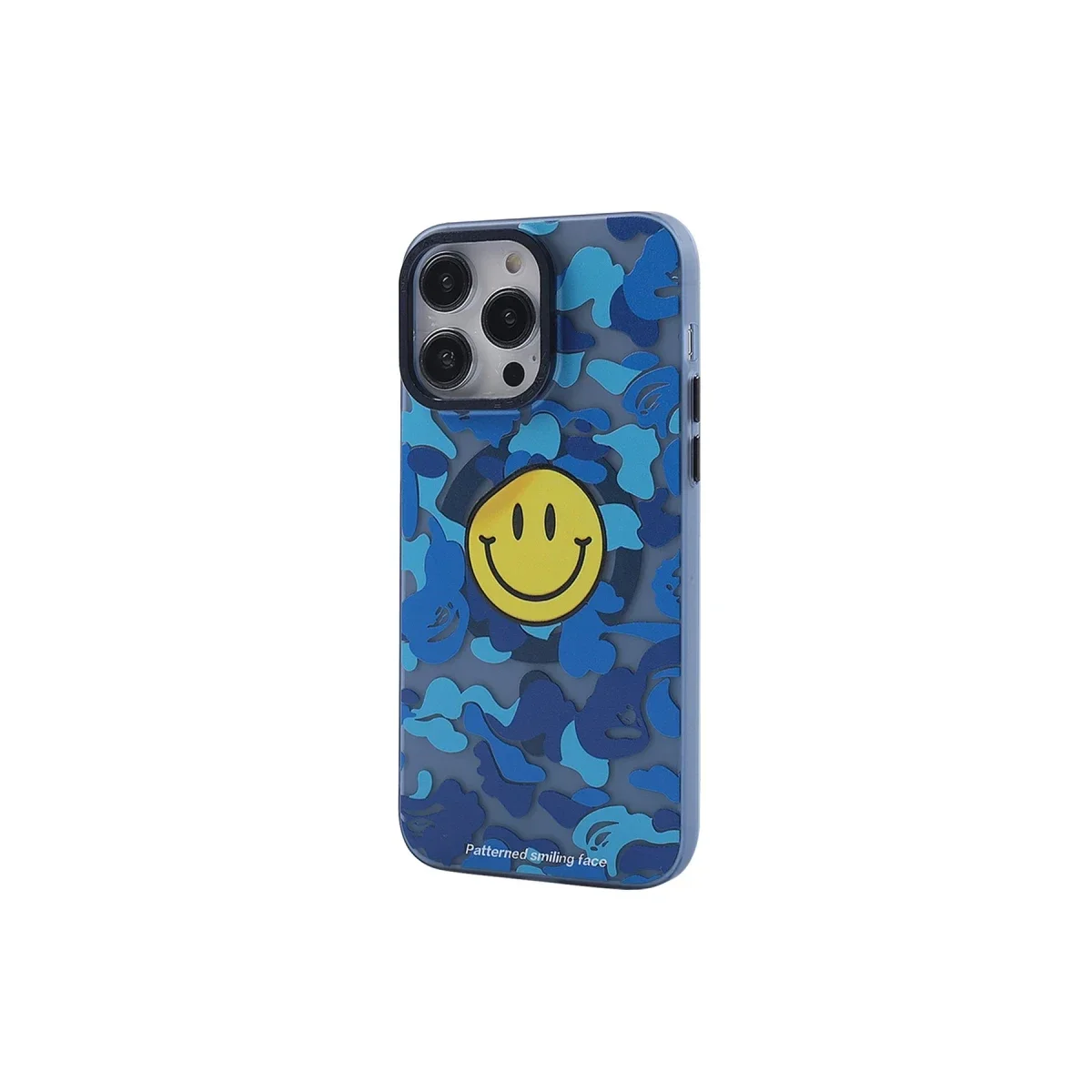 Apple iPhone 14 Pro Max Kılıf Apollo Magneticsafe Desenli Kapak - Apollo Mavi - 1