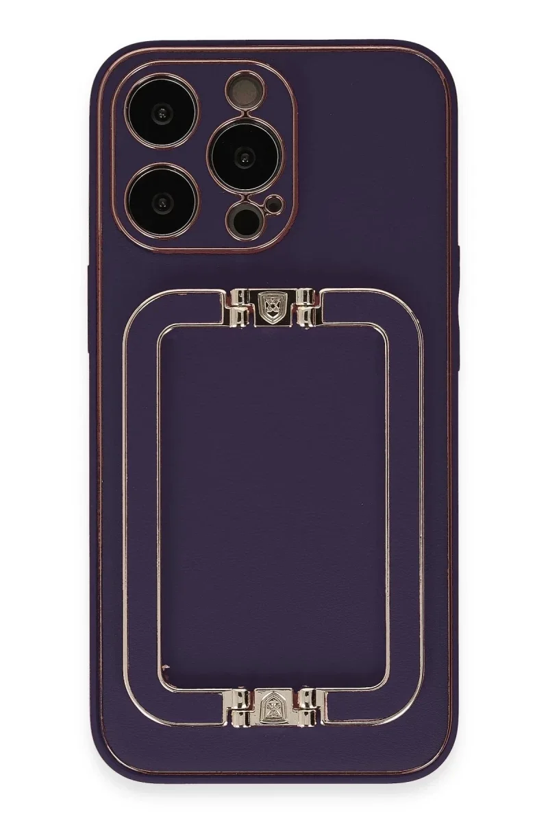 Apple iPhone 14 Pro Kılıf Coco Elit Kapak - Derin Mor Apple iPhone 14 Pro Kılıf Coco Elit Kapak - Derin Mor