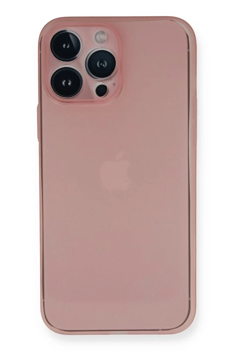 Apple iPhone 14 Pro Kılıf PP Ultra İnce Kapak - Pembe Apple iPhone 14 Pro Kılıf PP Ultra İnce Kapak - Pembe