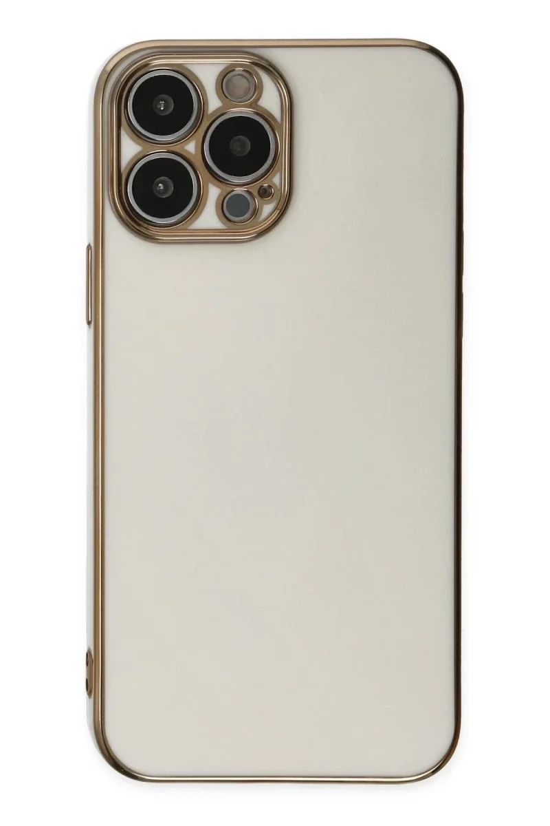 Apple iPhone 14 Pro Max Kılıf Volet Silikon - Beyaz Apple iPhone 14 Pro Max Kılıf Volet Silikon - Beyaz