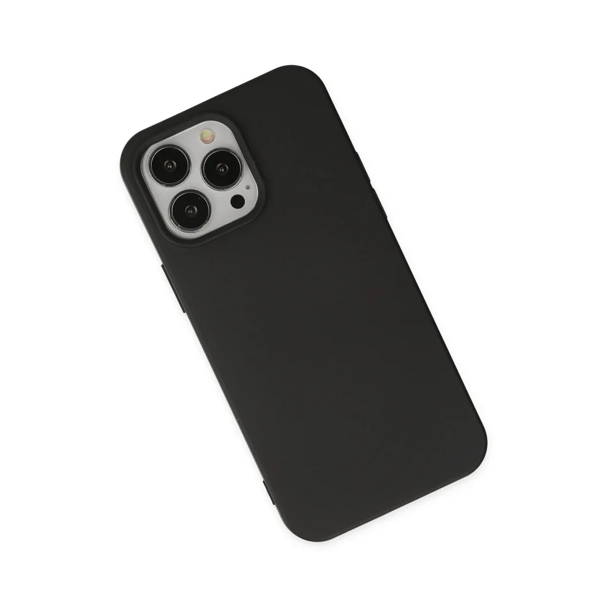 Apple iPhone 14 Pro Max Kılıf Nano içi Kadife Silikon - Siyah Apple iPhone 14 Pro Max Kılıf Nano içi Kadife Silikon - Siyah - Görsel 3