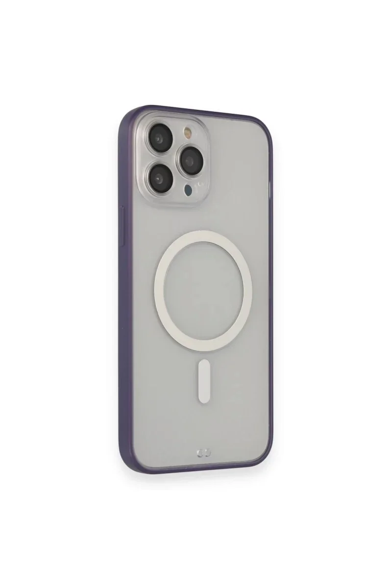 Apple iPhone 14 Pro Max Kılıf Grand Magneticsafe Kapak - Mor Apple iPhone 14 Pro Max Kılıf Grand Magneticsafe Kapak - Mor