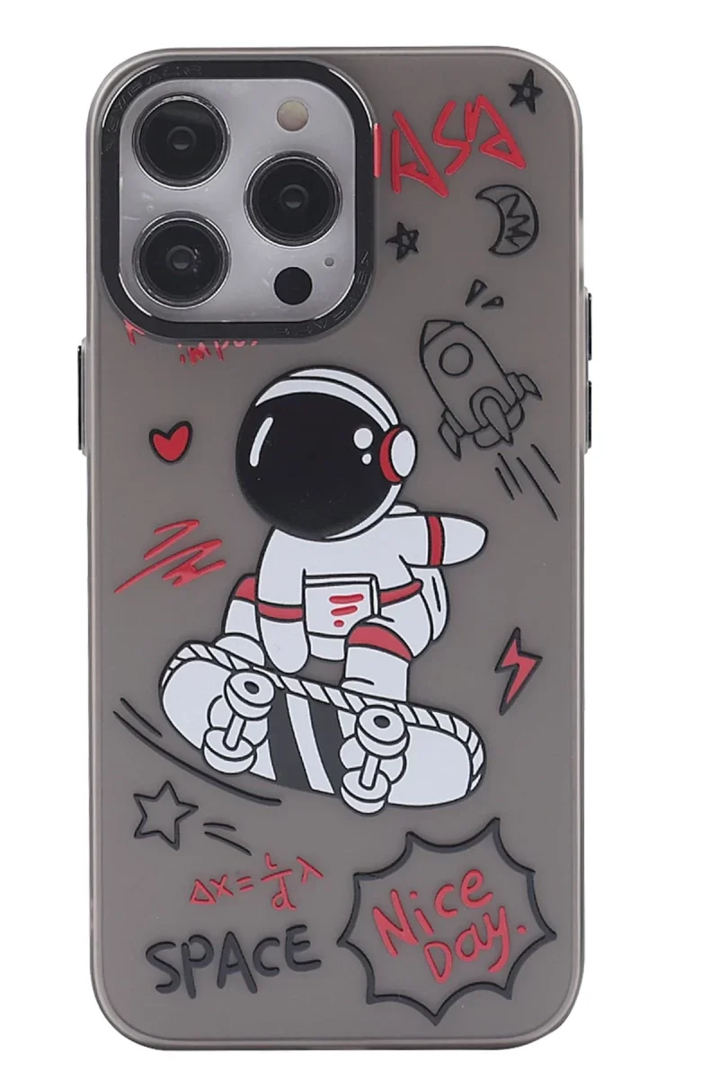 Apple iPhone 14 Pro Max Kılıf Prada Desenli Kapak - Prada Siyah - 1 Apple iPhone 14 Pro Max Kılıf Prada Desenli Kapak - Prada Siyah - 1