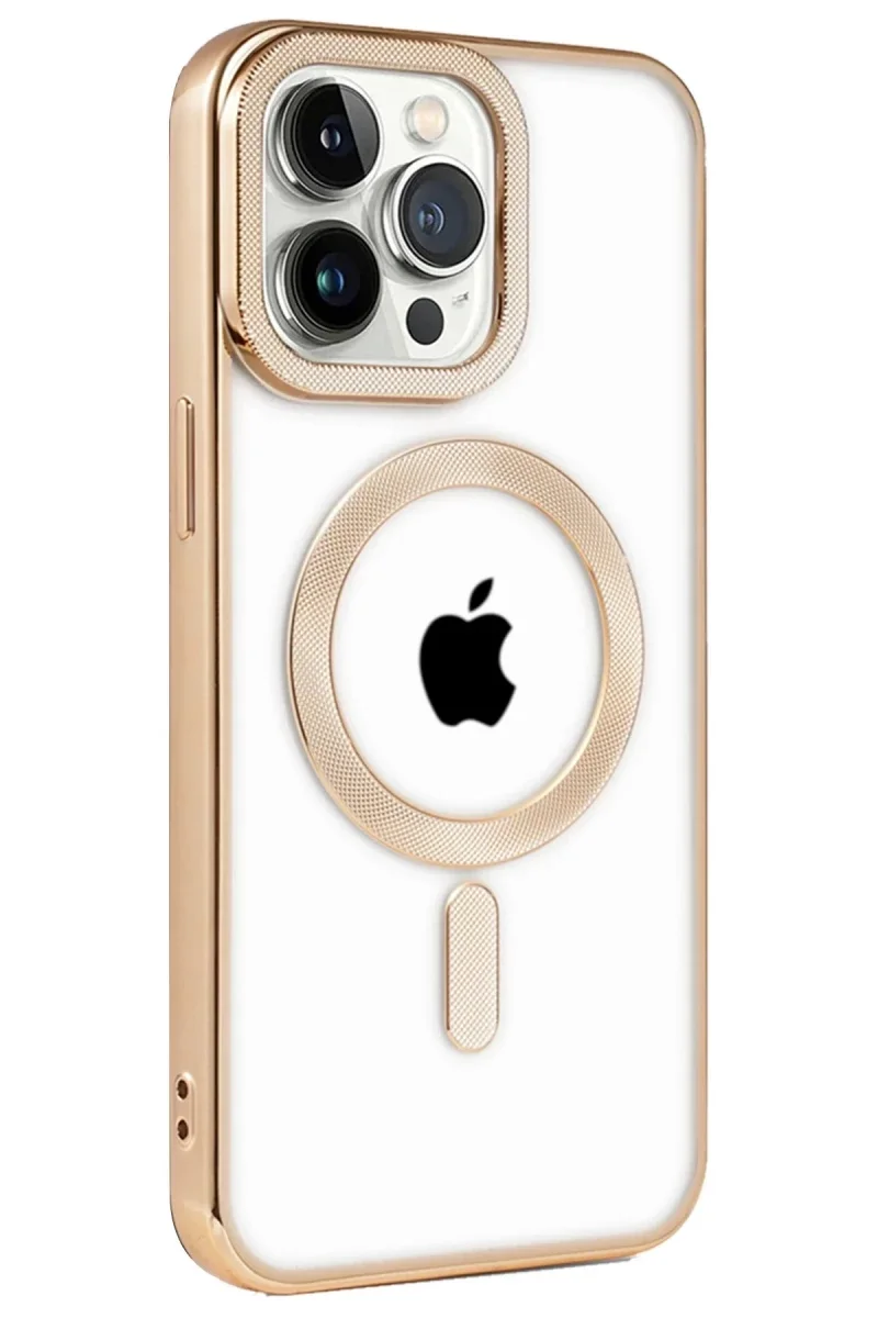 Apple iPhone 14 Pro Kılıf Kronos Magsafe Kapak - Gold Fiyatı, Yorumları ve Özellikleri
