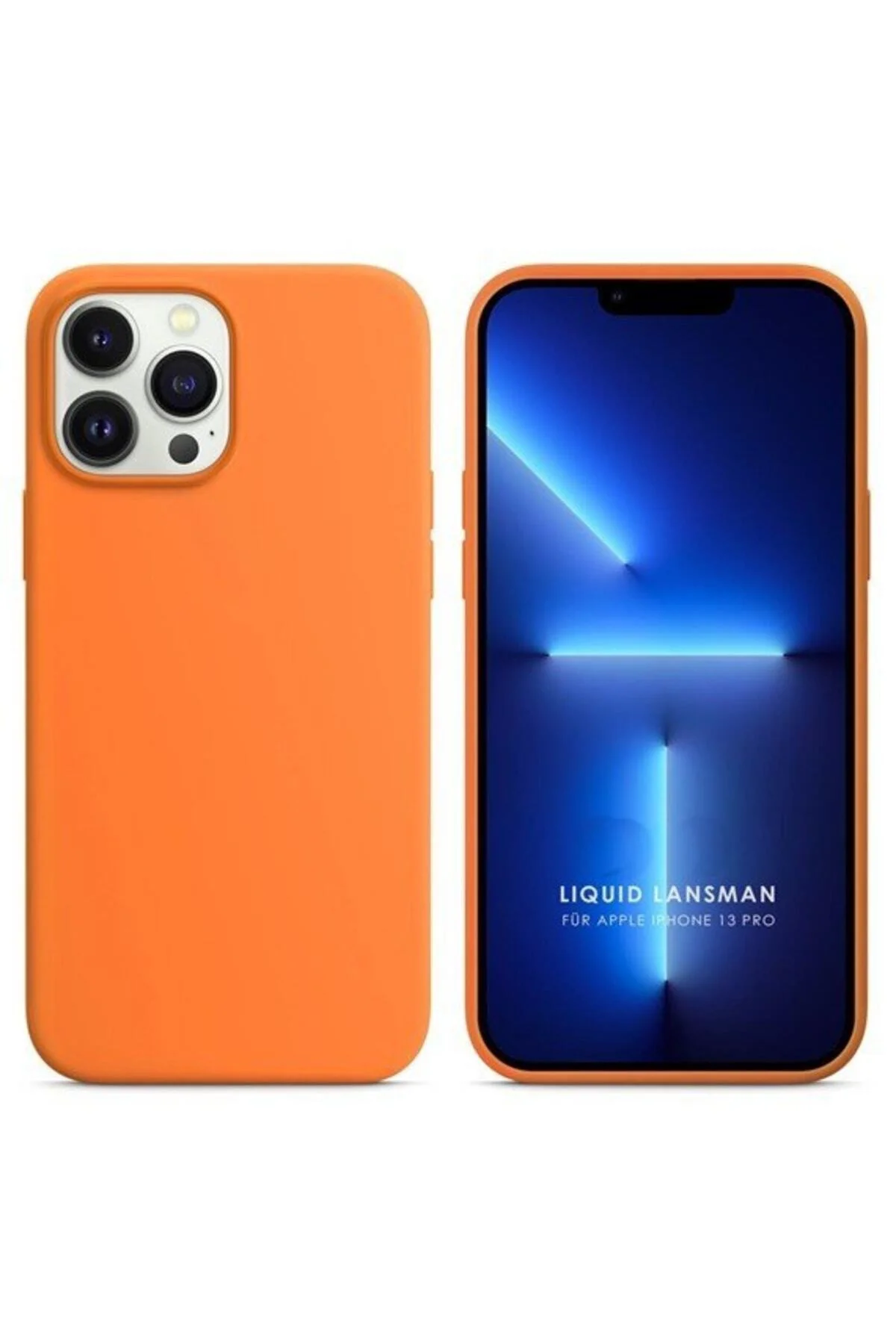 Apple iPhone 14 Pro 6.1'' Liquit Lansman Silikon Haki