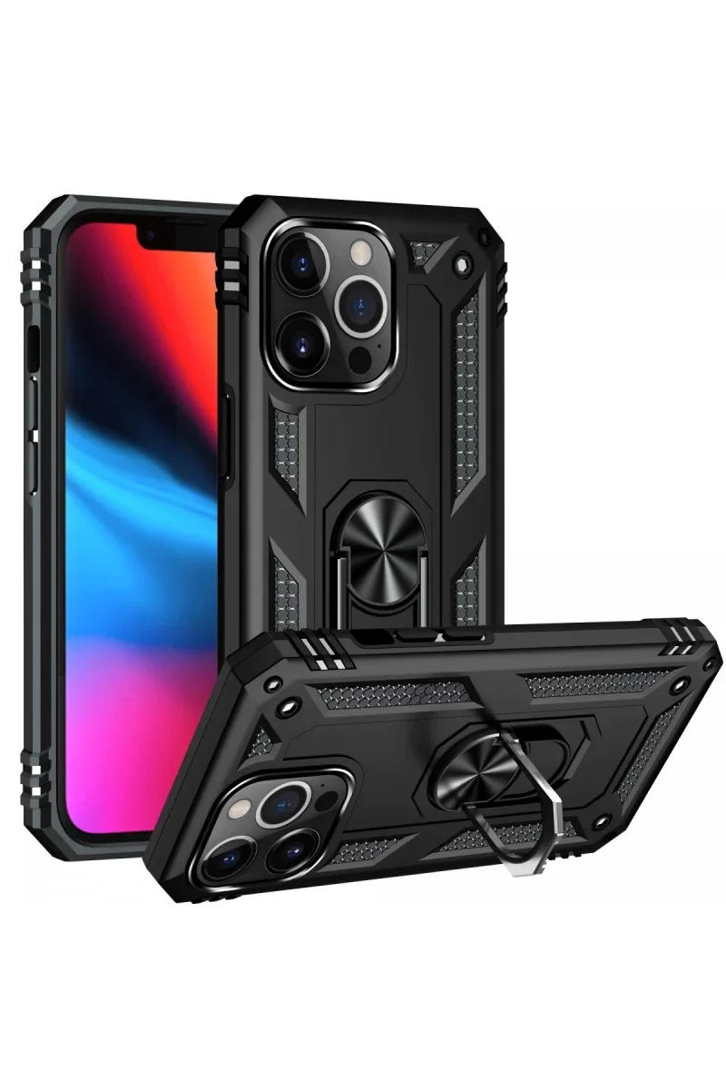 Apple iPhone 14 Pro Kılıf Sofya Yüzüklü Silikon Kapak - Siyah Fiyatı, Yorumları ve Özellikleri