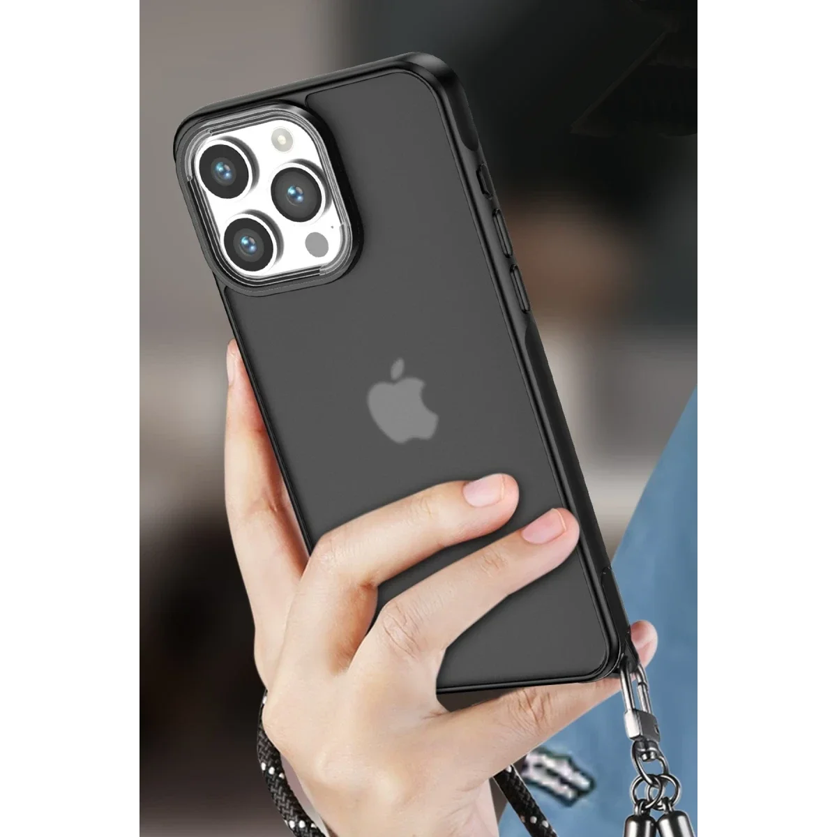 Apple iPhone 14 Pro Kılıf Elegant Kapak - Yeşil - Görsel 3