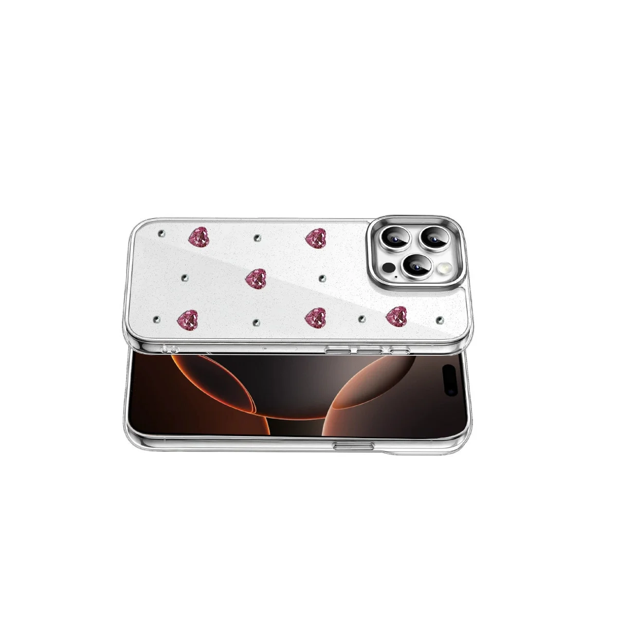 Apple İphone 14 Pro Max Fiyonk Desenli Kapak - Desen 3