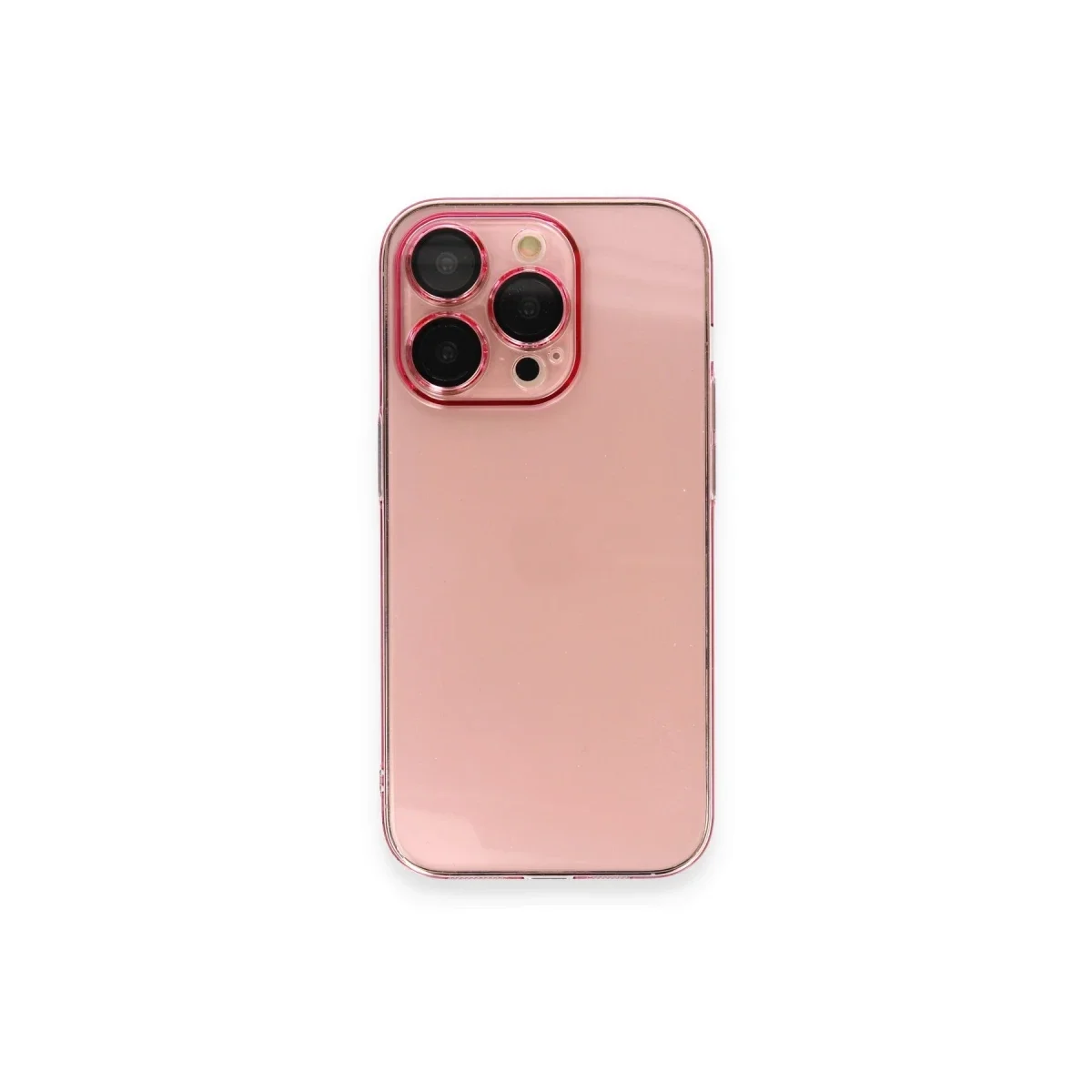 Apple iPhone 14 Pro Kılıf Armada Lensli Kapak - Rose Gold Apple iPhone 14 Pro Kılıf Armada Lensli Kapak - Rose Gold