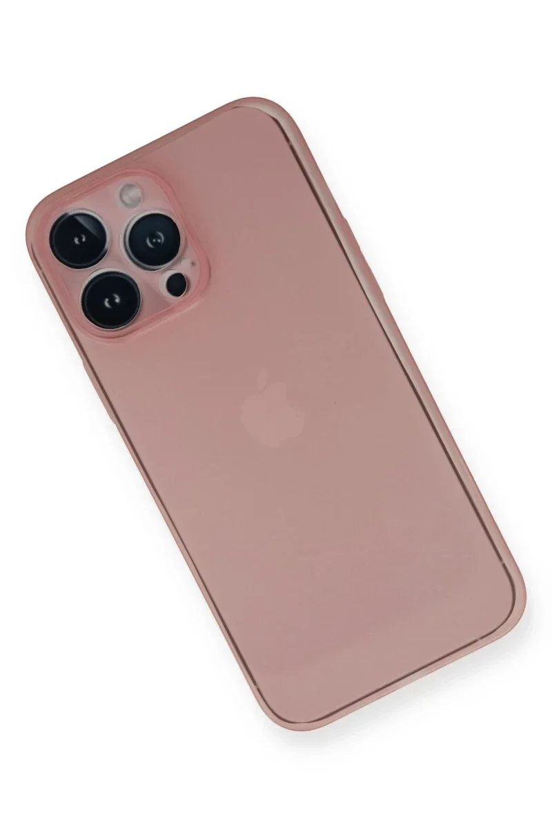Apple iPhone 14 Pro Kılıf PP Ultra İnce Kapak - Pembe Apple iPhone 14 Pro Kılıf PP Ultra İnce Kapak - Pembe