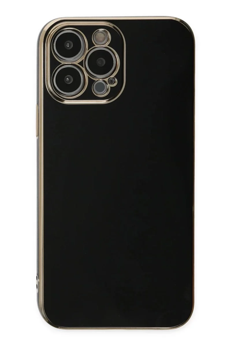 Apple iPhone 14 Pro Kılıf Volet Silikon - Siyah Apple iPhone 14 Pro Kılıf Volet Silikon - Siyah