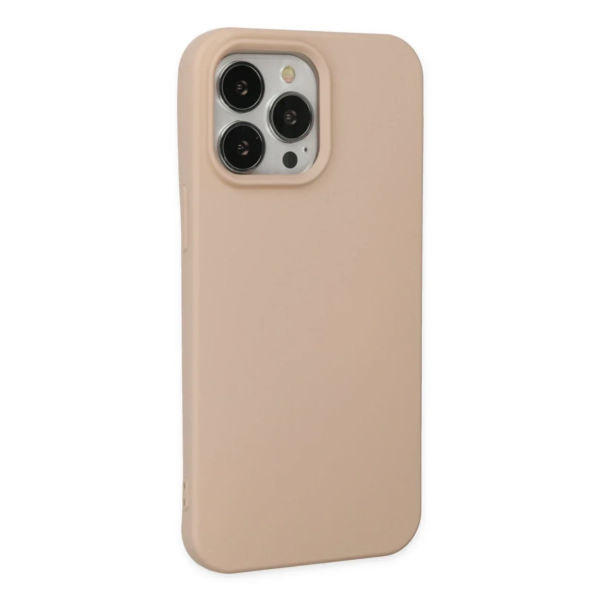 Apple iPhone 14 Pro Kılıf Nano içi Kadife Silikon - Pudra Apple iPhone 14 Pro Kılıf Nano içi Kadife Silikon - Pudra - Görsel 2