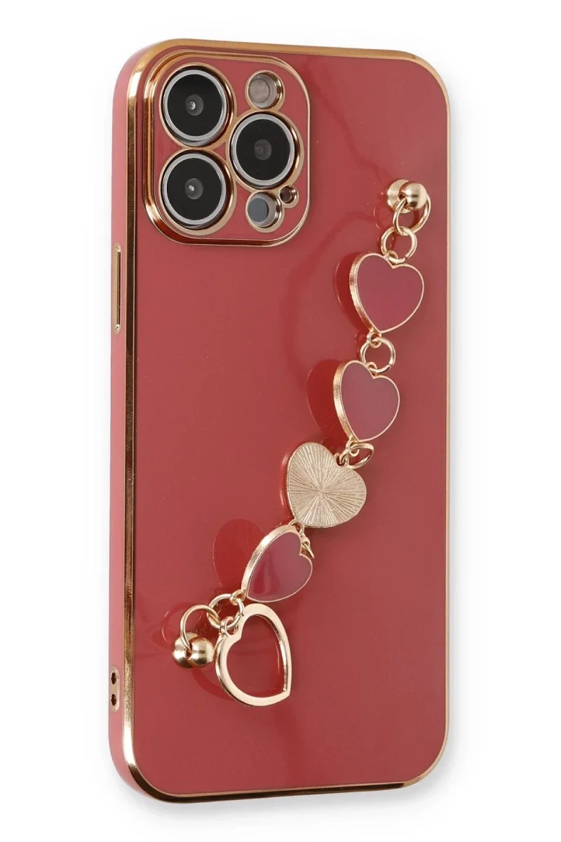 Apple iPhone 14 Pro Kılıf Esila Silikon - Kırmızı Apple iPhone 14 Pro Kılıf Esila Silikon - Kırmızı
