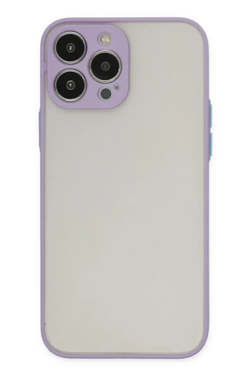 Apple iPhone 14 Pro Kılıf Montreal Silikon Kapak - Mor Apple iPhone 14 Pro Kılıf Montreal Silikon Kapak - Mor
