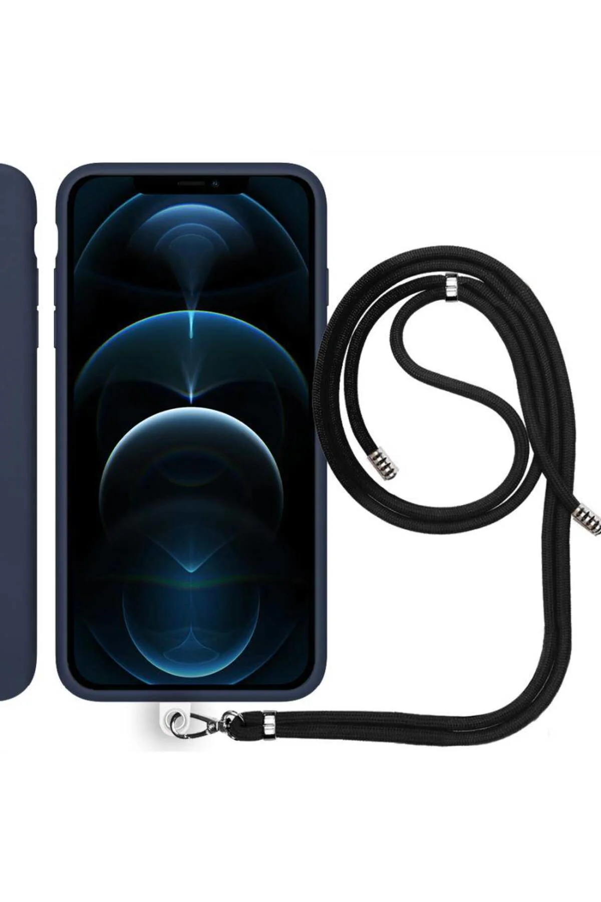 Apple Iphone 14 Pro Max 6.7'' Ip Askılı Silikon Kılıf Sarı
