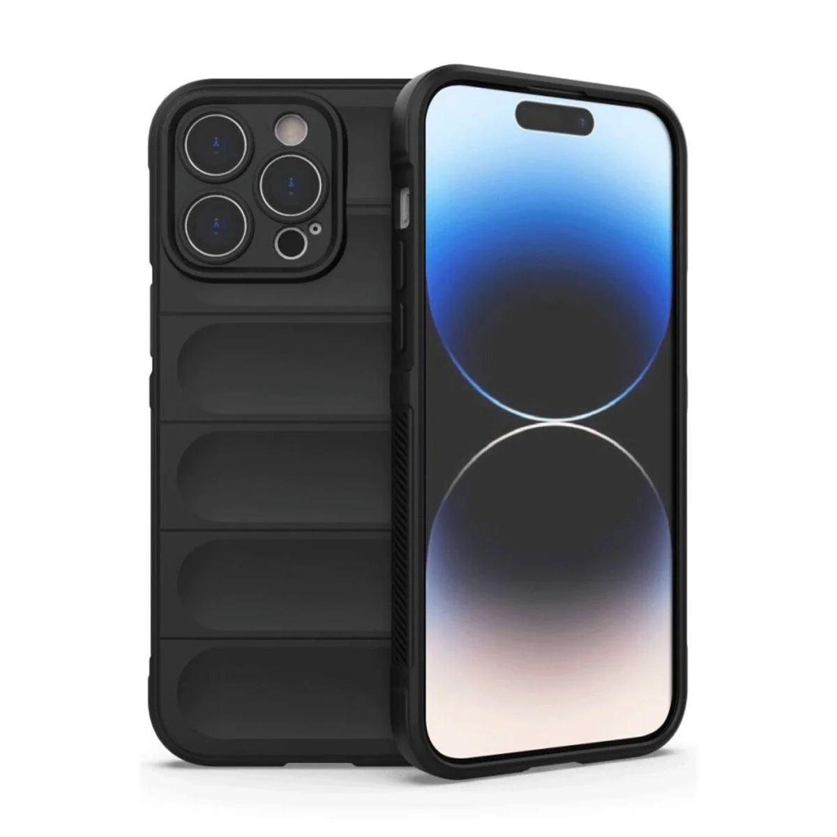 Apple İphone 14 Pro Max Kılıf Optimum Silikon - Siyah Apple İphone 14 Pro Max Kılıf Optimum Silikon - Siyah