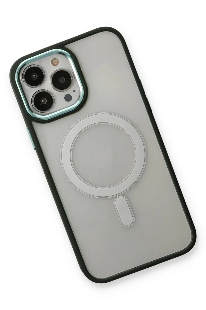 Apple iPhone 14 Pro Max Kılıf Room Magneticsafe Silikon - Köknar Yeşili Apple iPhone 14 Pro Max Kılıf Room Magneticsafe Silikon - Köknar Yeşili