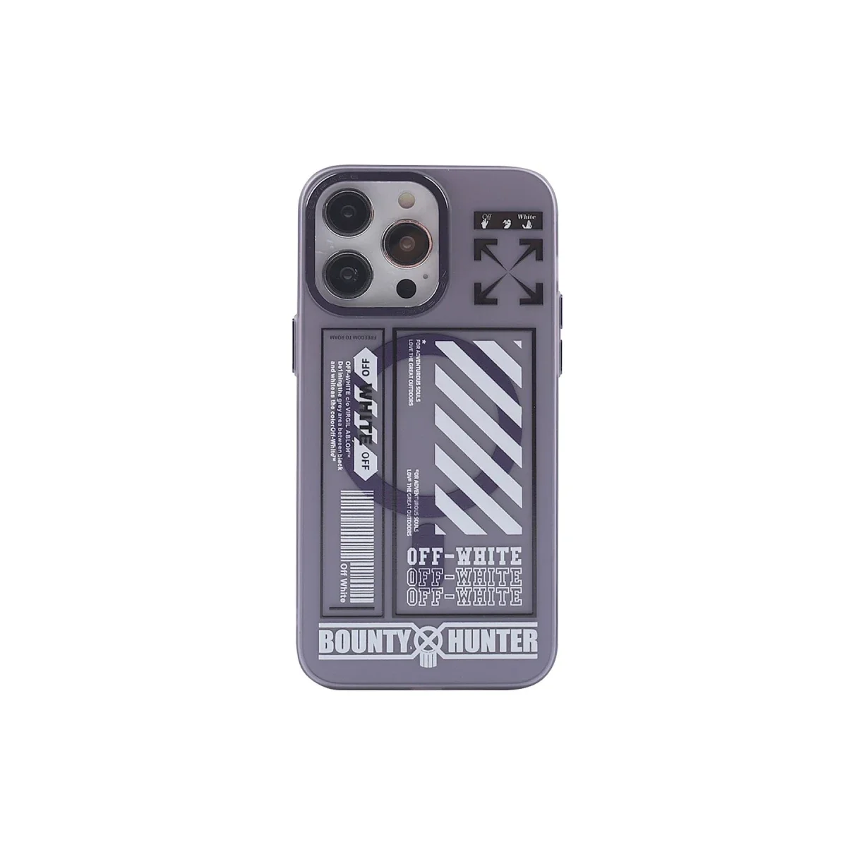Apple iPhone 14 Pro Kılıf Apollo Magneticsafe Desenli Kapak - Apollo Mor - 1