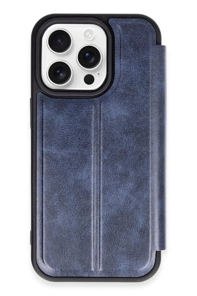 Apple iPhone 14 Pro Max Kılıf Flip Cover - Lacivert Apple iPhone 14 Pro Max Kılıf Flip Cover - Lacivert