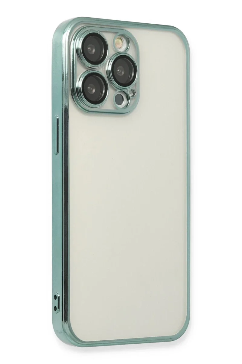 Apple iPhone 14 Pro Kılıf Razer Lensli Silikon - Yeşil Apple iPhone 14 Pro Kılıf Razer Lensli Silikon - Yeşil