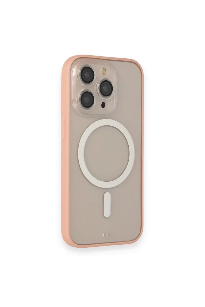 Apple iPhone 14 Pro Max Kılıf Grand Magneticsafe Kapak - Pembe Apple iPhone 14 Pro Max Kılıf Grand Magneticsafe Kapak - Pembe