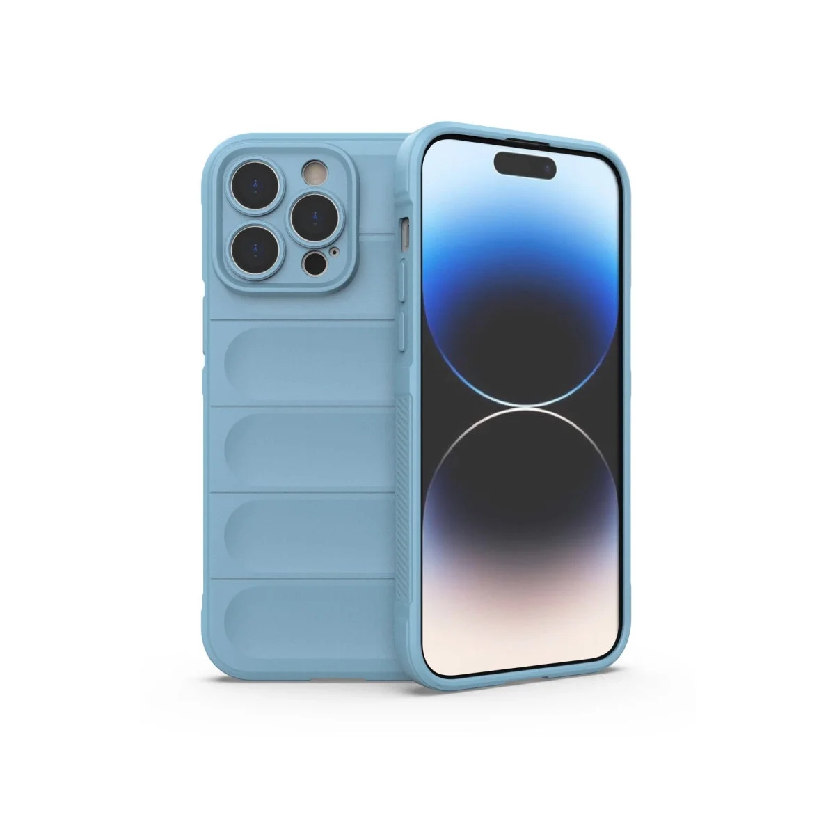 Apple İphone 14 Pro Kılıf Optimum Silikon - Sky Blue Apple İphone 14 Pro Kılıf Optimum Silikon - Sky Blue