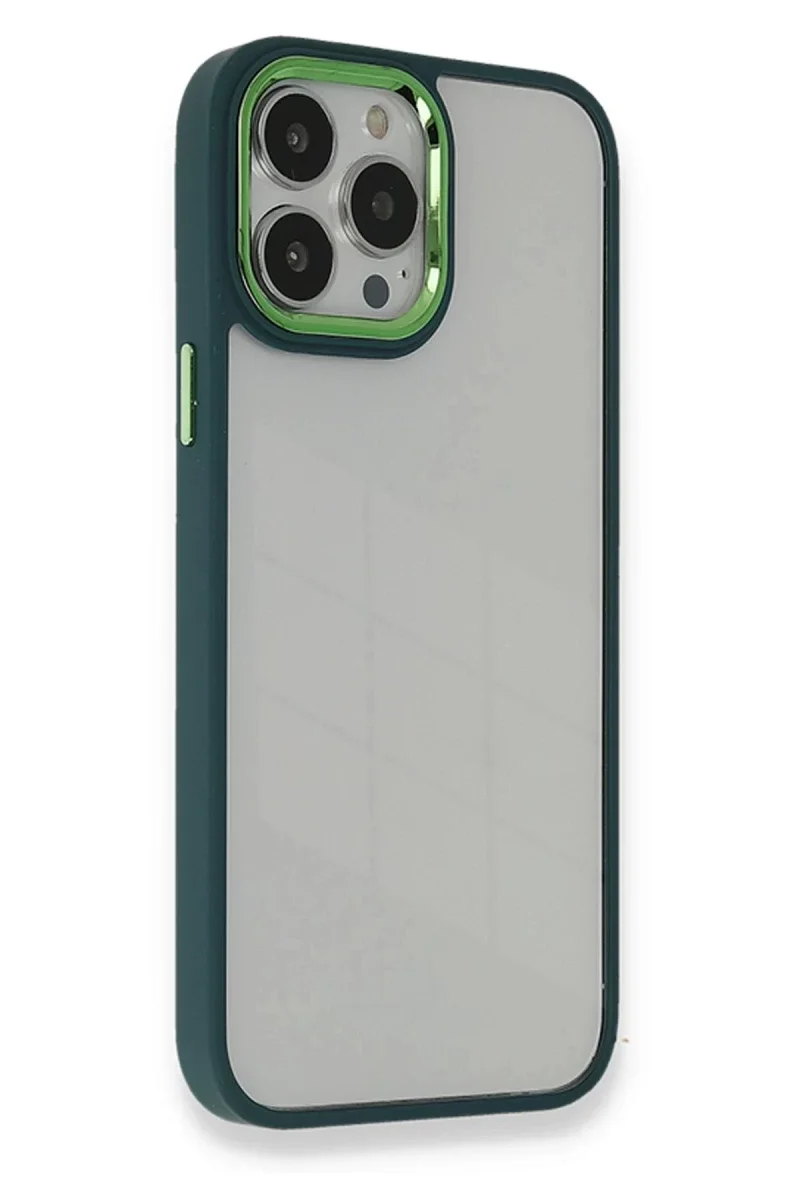 Apple iPhone 14 Pro Kılıf Dora Kapak - Haki Yeşil