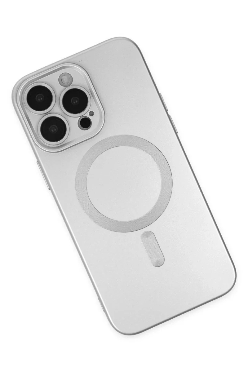 Apple iPhone 14 Pro Kılıf Moshi Lens Magneticsafe Silikon - Gümüş Apple iPhone 14 Pro Kılıf Moshi Lens Magneticsafe Silikon - Gümüş