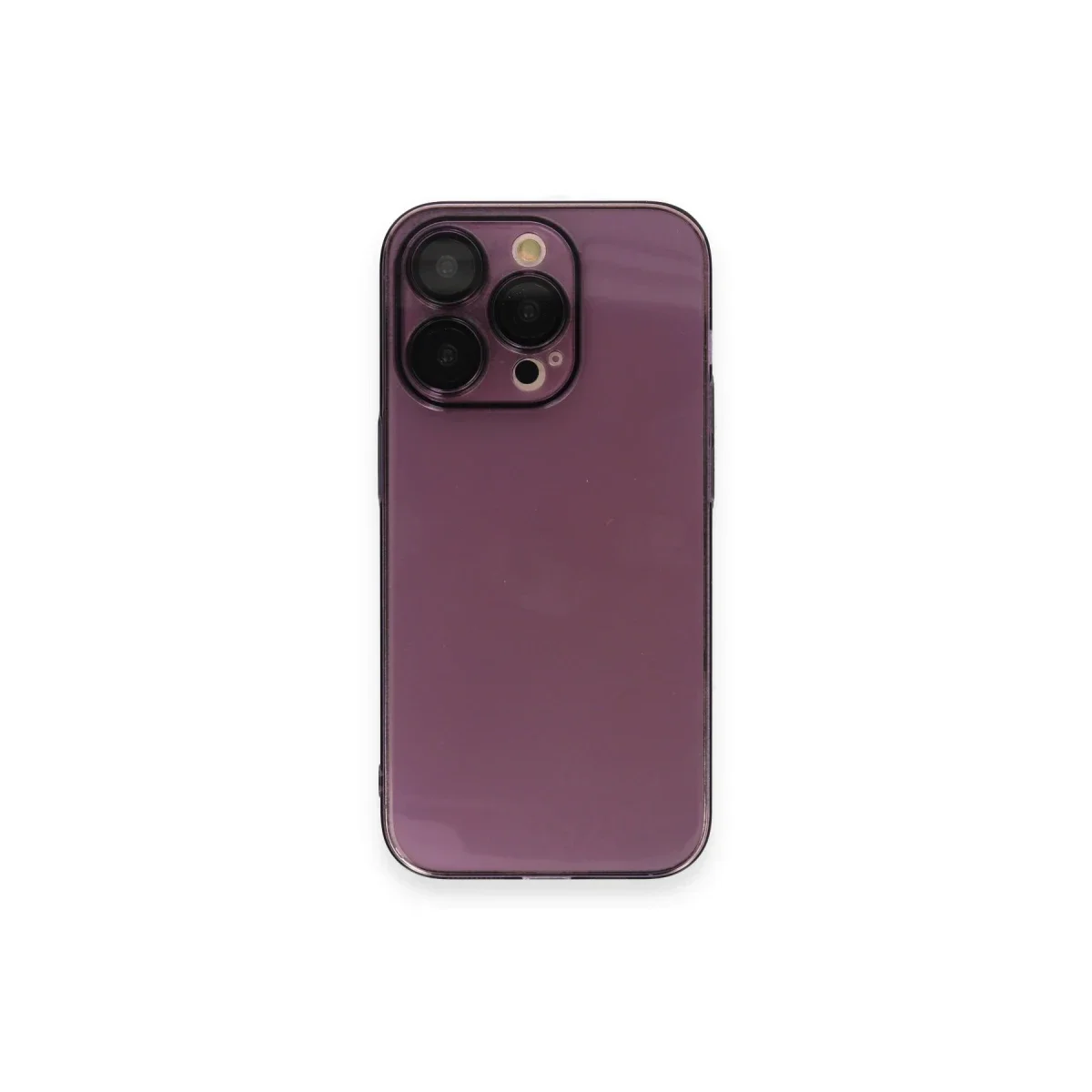 Apple iPhone 14 Pro Kılıf Armada Lensli Kapak - Derin Mor