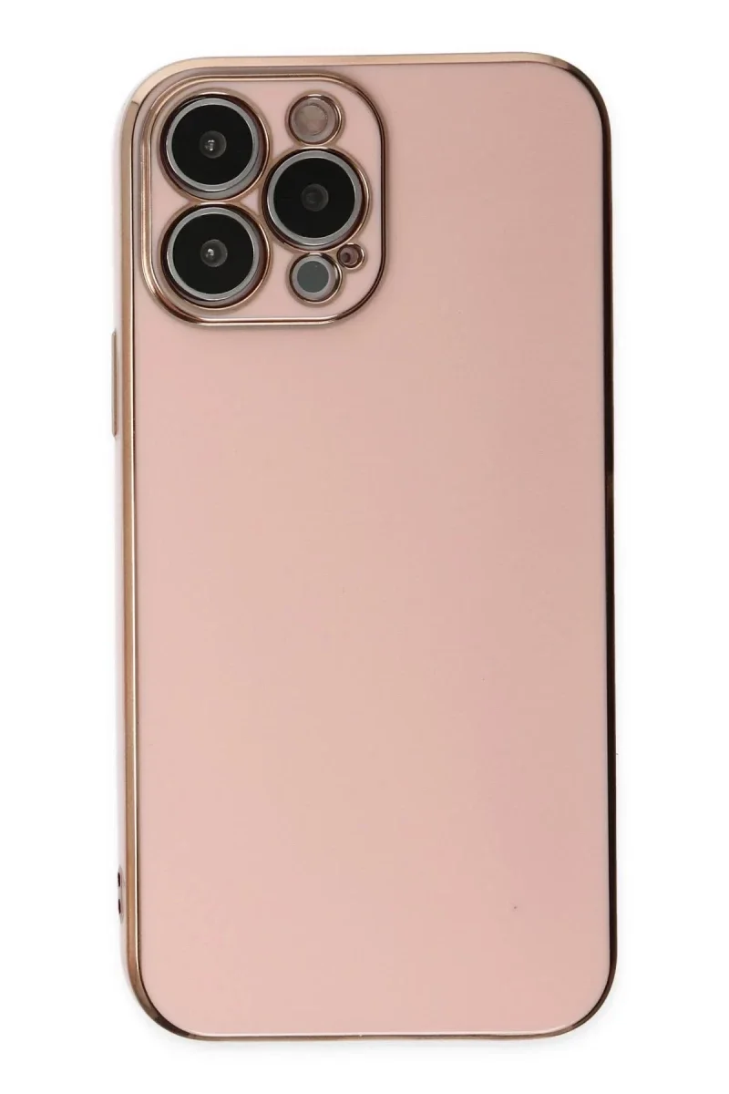Apple iPhone 14 Pro Kılıf Volet Silikon - Pembe Apple iPhone 14 Pro Kılıf Volet Silikon - Pembe