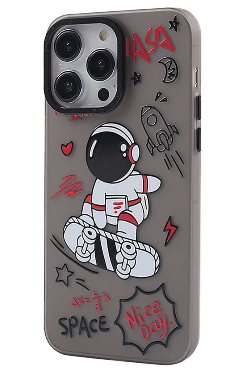 Apple iPhone 14 Pro Max Kılıf Prada Desenli Kapak - Prada Siyah - 1 Apple iPhone 14 Pro Max Kılıf Prada Desenli Kapak - Prada Siyah - 1