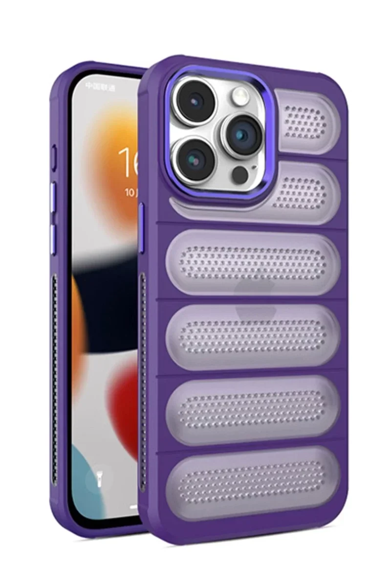 Apple iPhone 14 Pro Kılıf Airmax Silikon Kapak - Derin Mor Apple iPhone 14 Pro Kılıf Airmax Silikon Kapak - Derin Mor