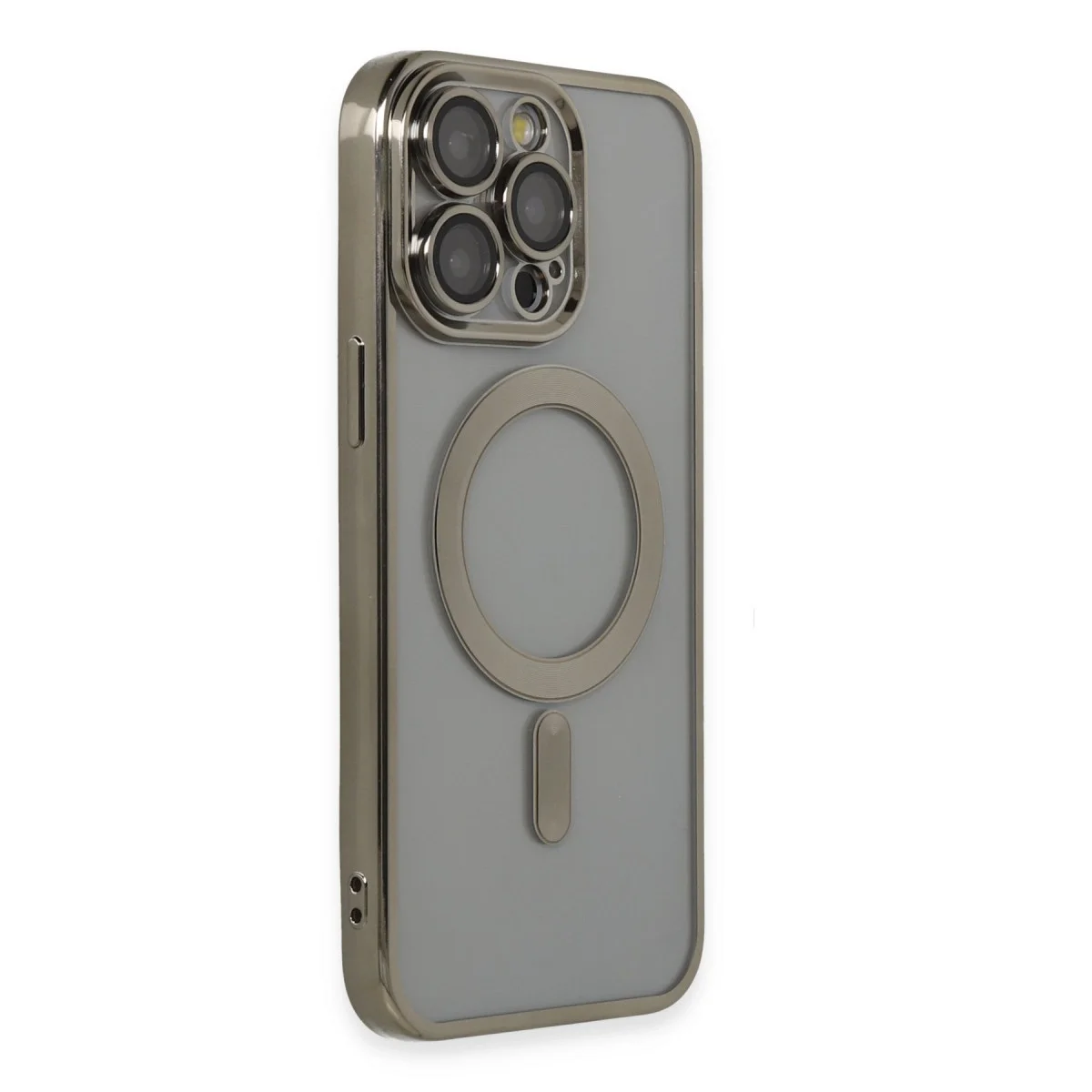 Apple İphone 14 Pro Max Kılıf Kross Magneticsafe Kapak - Titan Gri