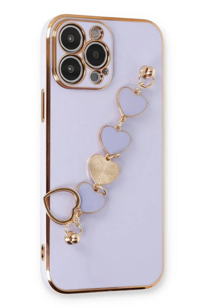 Apple iPhone 14 Pro Kılıf Esila Silikon - Lila