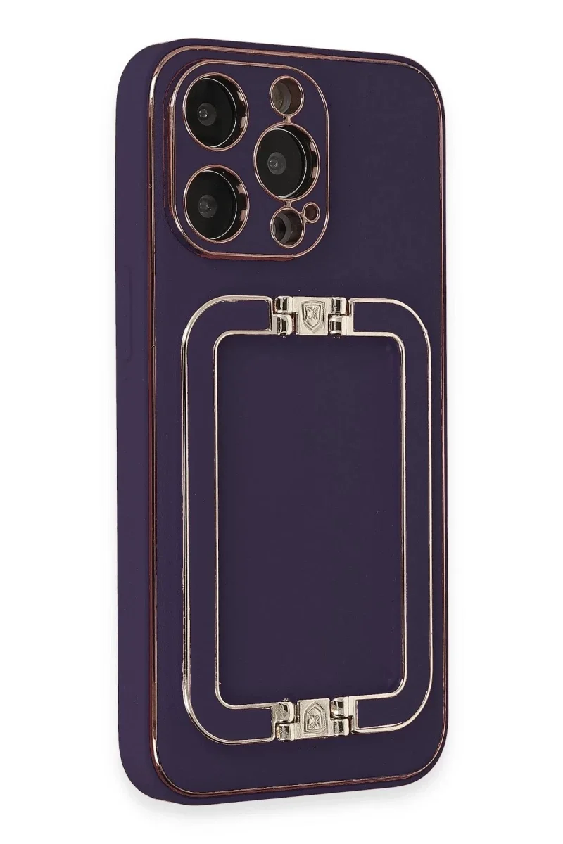 Apple iPhone 14 Pro Kılıf Coco Elit Kapak - Derin Mor Apple iPhone 14 Pro Kılıf Coco Elit Kapak - Derin Mor