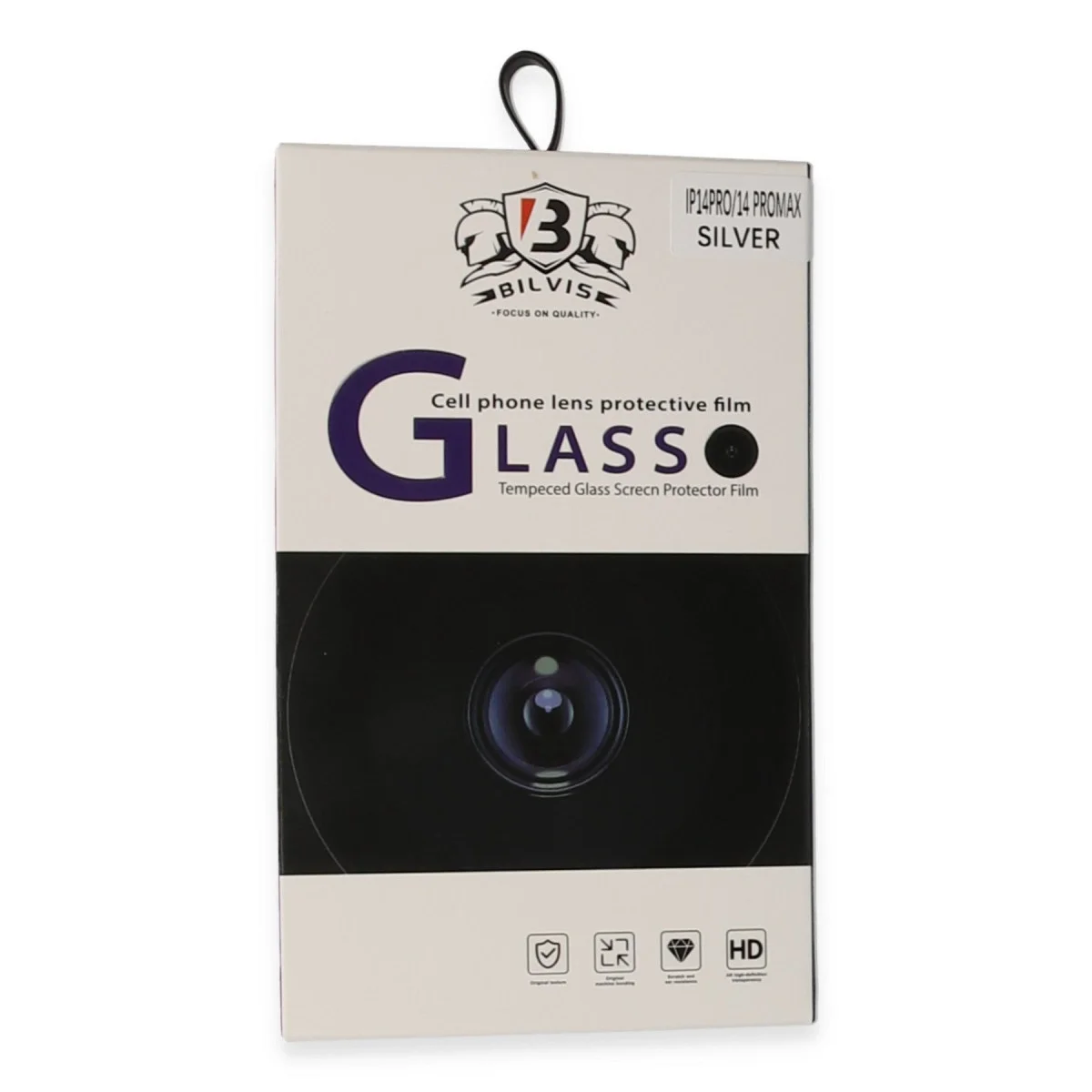 Apple İphone 14 Pro Max Bilvis Titan Kamera Lens - Gümüş Apple İphone 14 Pro Max Bilvis Titan Kamera Lens - Gümüş