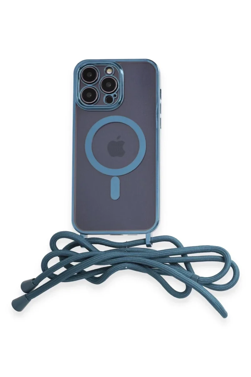 Apple iPhone 14 Pro Kılıf Divo Lazer Askılı Magsafe Kapak - Sierra Blue Fiyatı, Yorumları ve Özellikleri