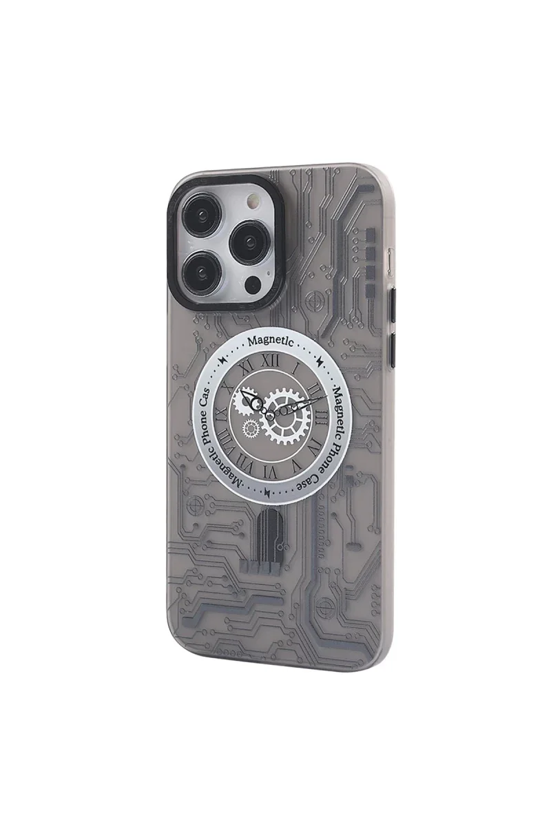 Apple iPhone 14 Pro Max Kılıf Apollo Magneticsafe Desenli Kapak - Apollo Siyah - 1 Apple iPhone 14 Pro Max Kılıf Apollo Magneticsafe Desenli Kapak - Apollo Siyah - 1