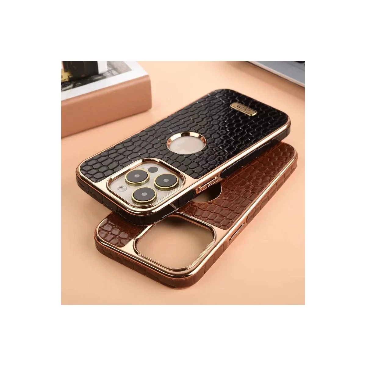 Apple iPhone 14 Pro Max Kılıf Snake Kapak - Siyah