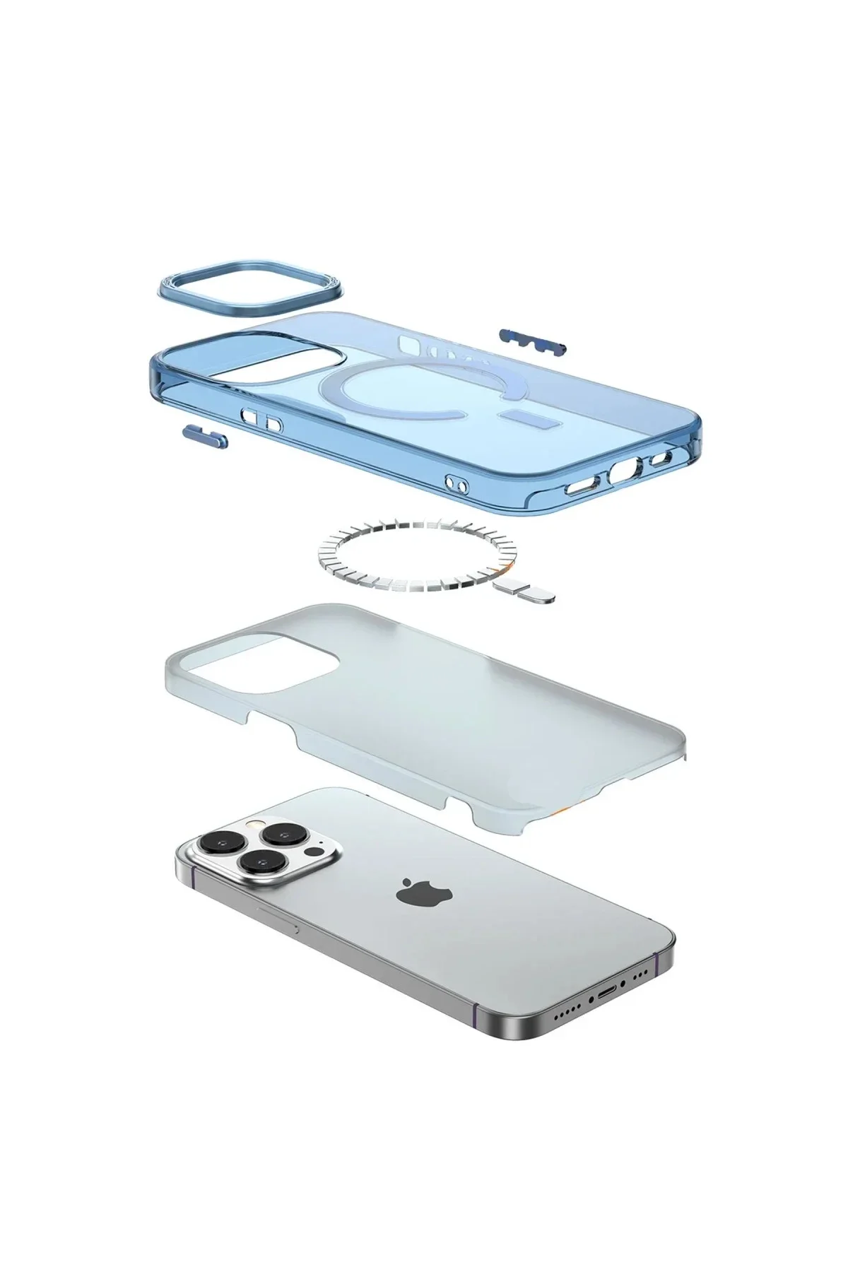 Apple iPhone 14 Pro Kılıf Troy Magsafe Kapak - Mor Apple iPhone 14 Pro Kılıf Troy Magsafe Kapak - Mor