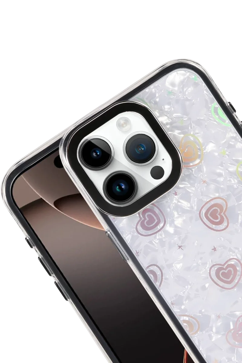 Apple iPhone 14 Pro Max Lumi Desenli Kapak - Siyah