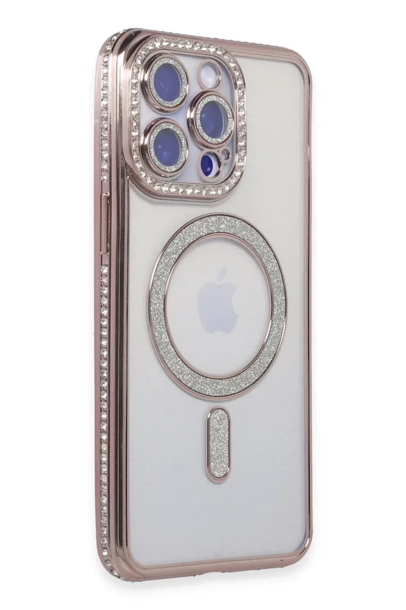 Apple iPhone 14 Pro Kılıf Joke Simli Magneticsafe Kılıf - Pembe Apple iPhone 14 Pro Kılıf Joke Simli Magneticsafe Kılıf - Pembe